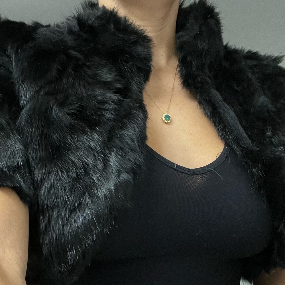 Mini winter jacket 100%fur also very elegant.